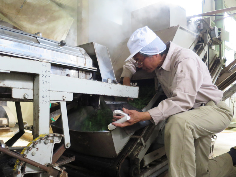 ごとう製茶_蒸し機