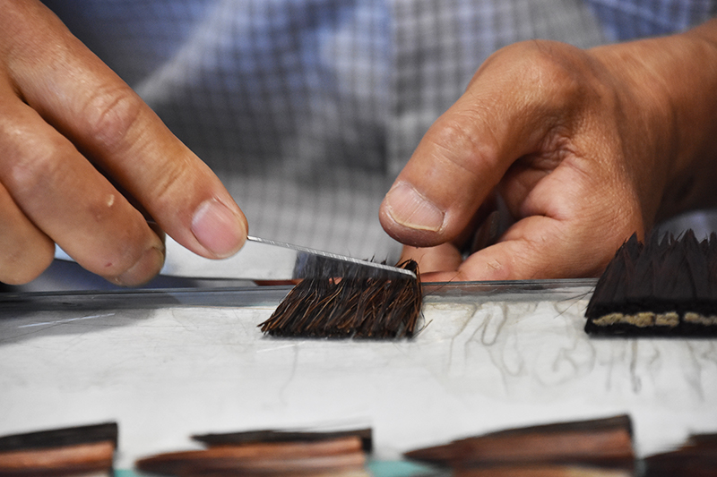 豊橋筆製作工程1
