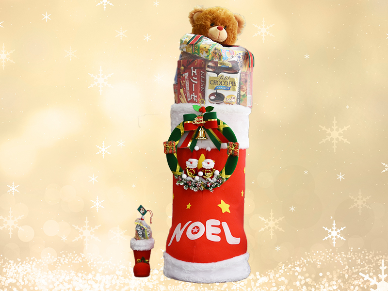 全長1m以上のクリスマスブーツ