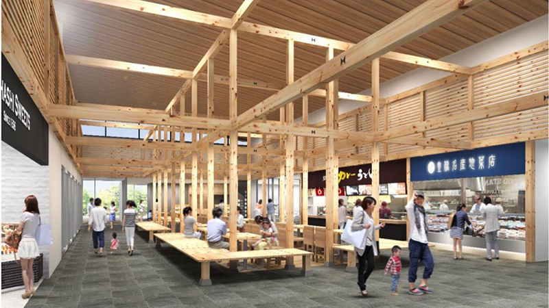 道の駅とよはし temiyo内観