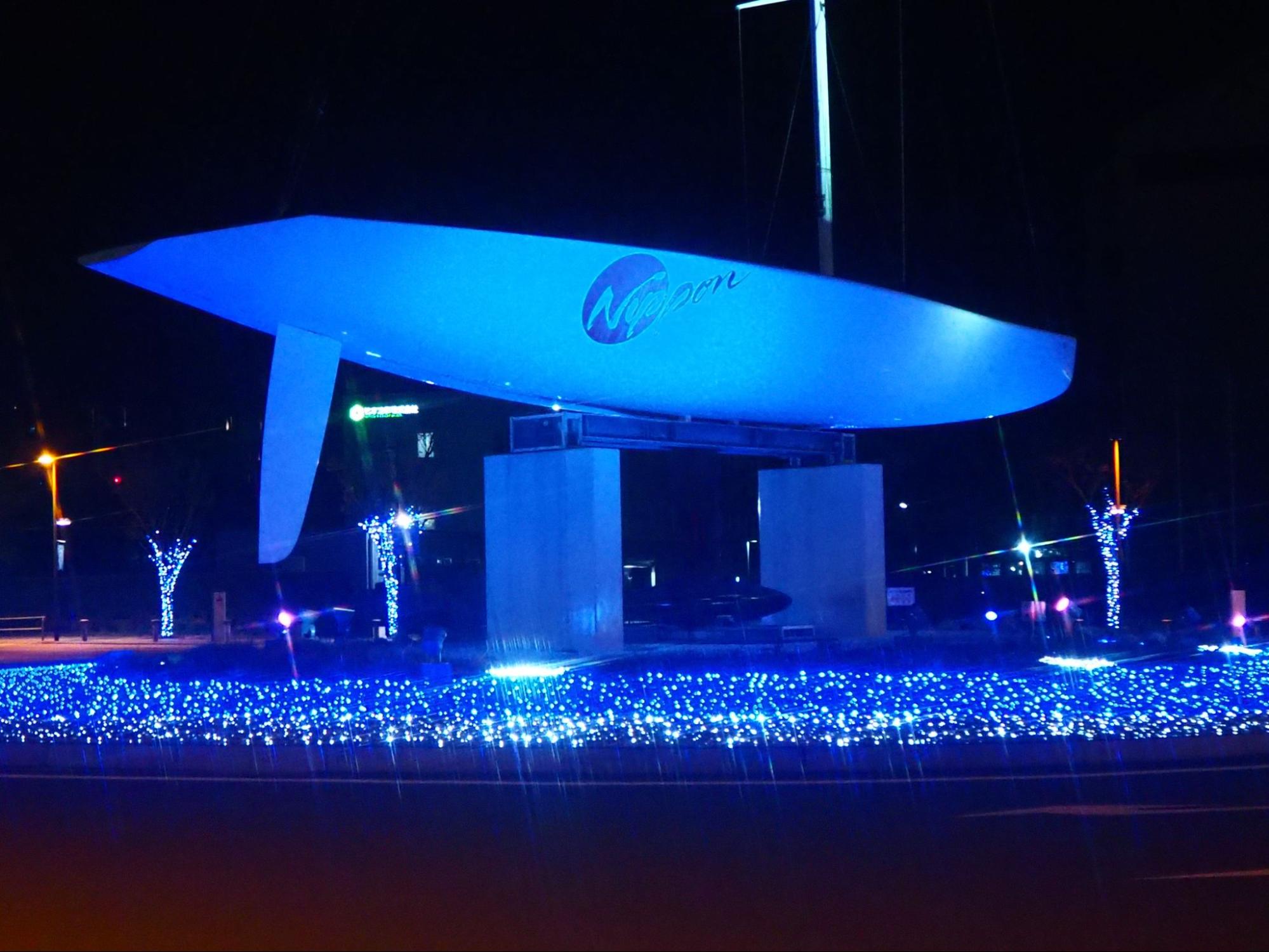 イルミネーション蒲郡駅