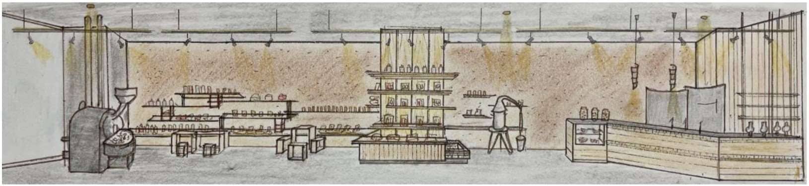 エムキャンパスカフェ_内装