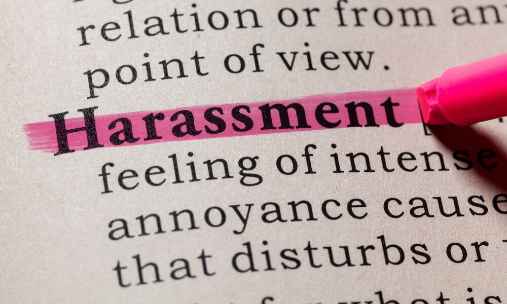 Harassmentテキスト