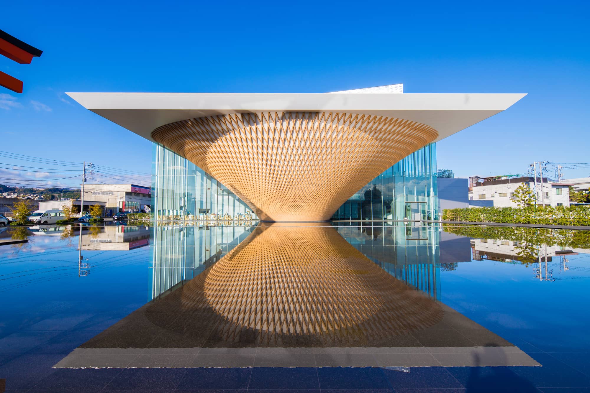富士山世界遺産センターの外観