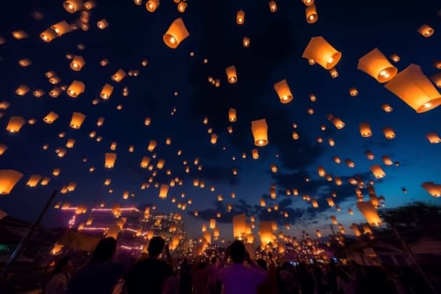 2023夏のレジャースポット_スカイランタン