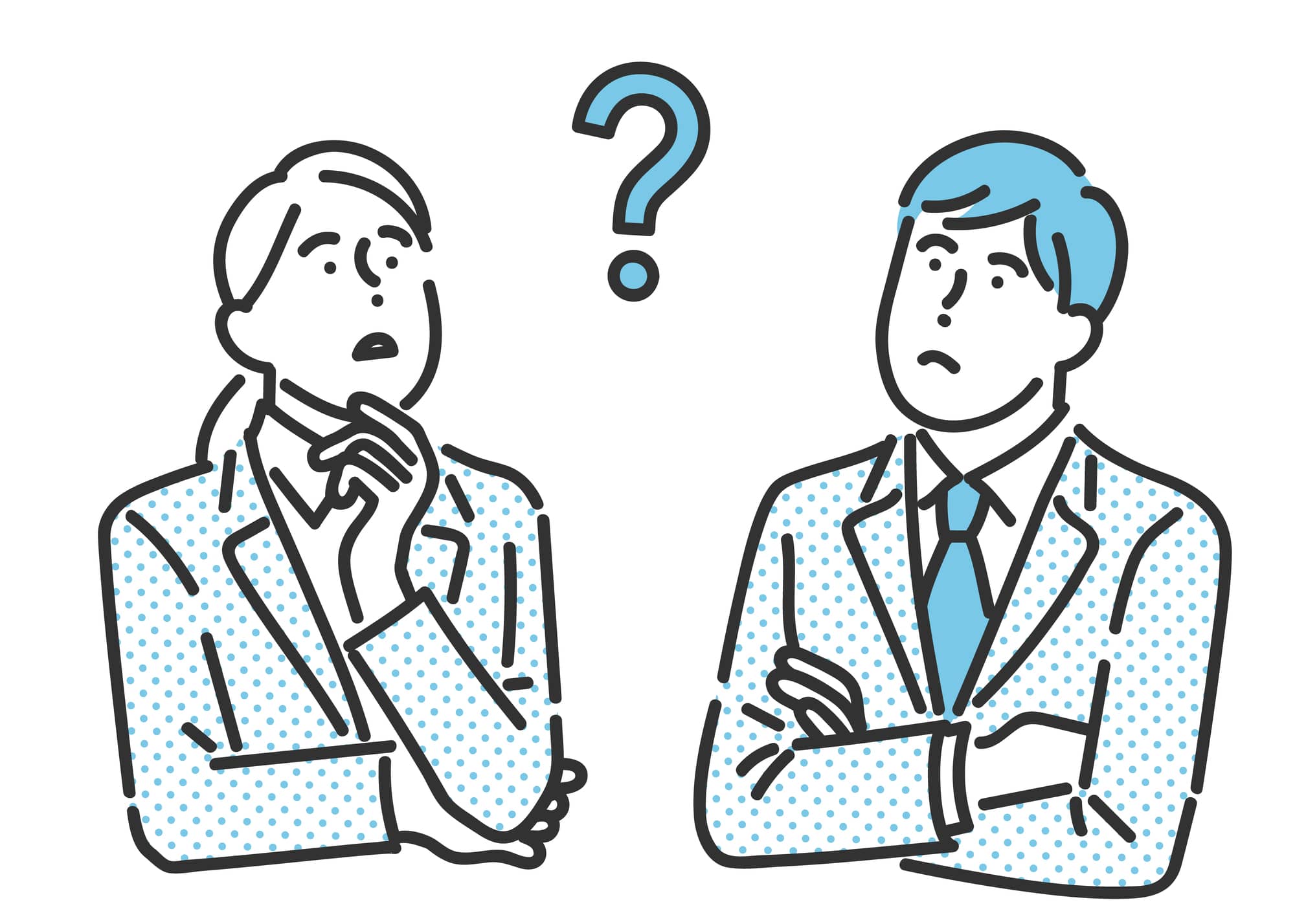 考える人のイラスト