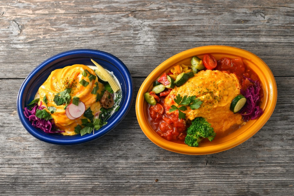 ラディッシュ&トマト オムライス