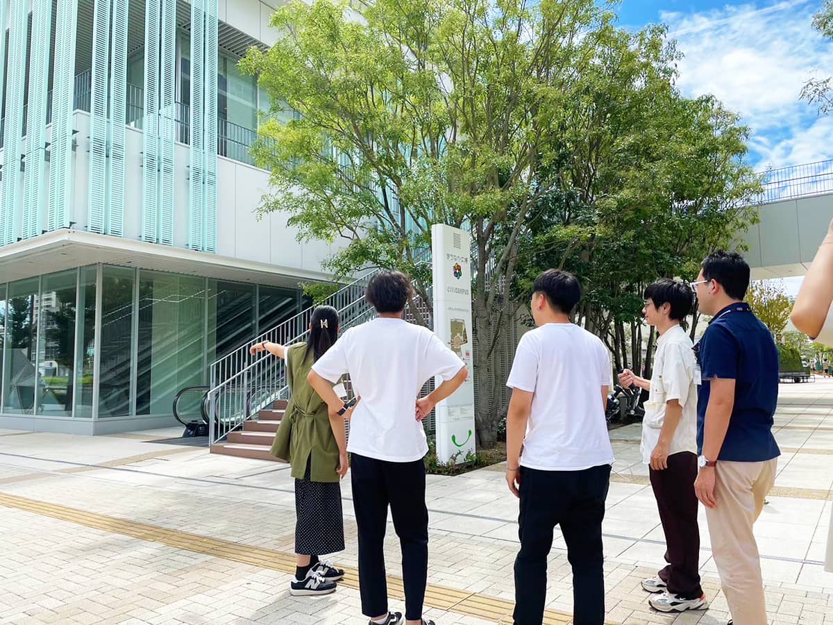 エムキャンパス取材風景