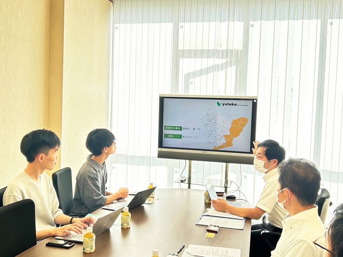 ユタカコーポレーション取材風景