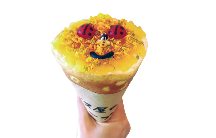 菜の花クレープ