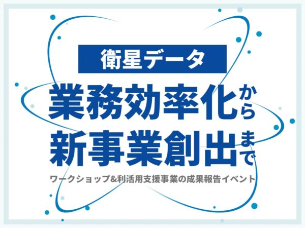 衛星データで業務効率化