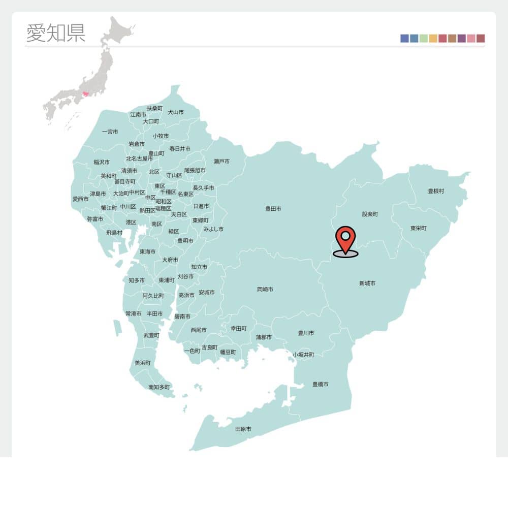 愛知県地図