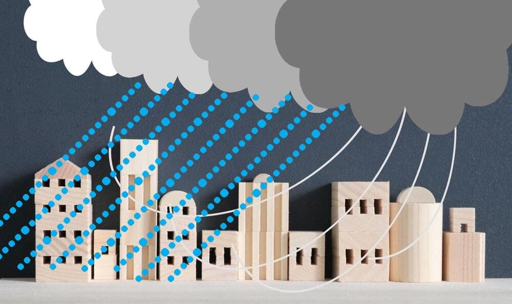 爆弾低気圧のイメージ