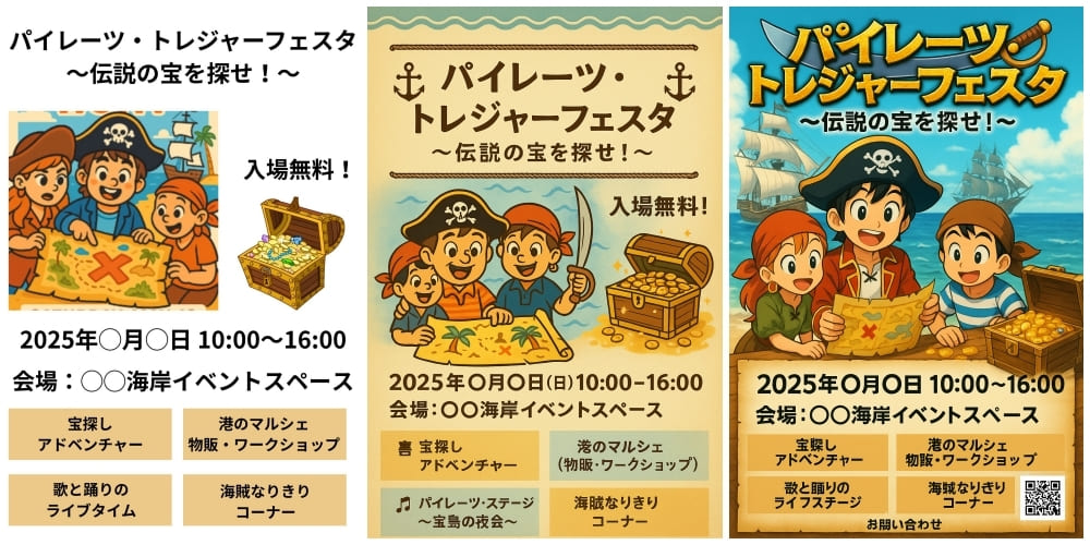 AIでチラシデザイン