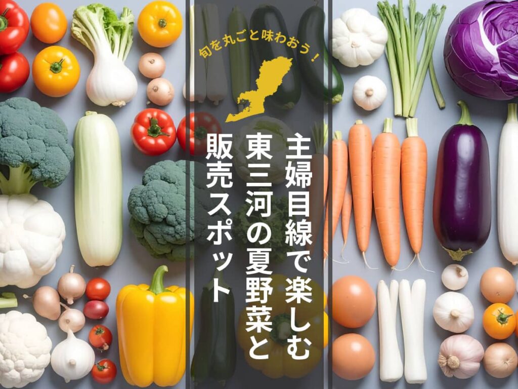 東三河の夏野菜と販売スポット