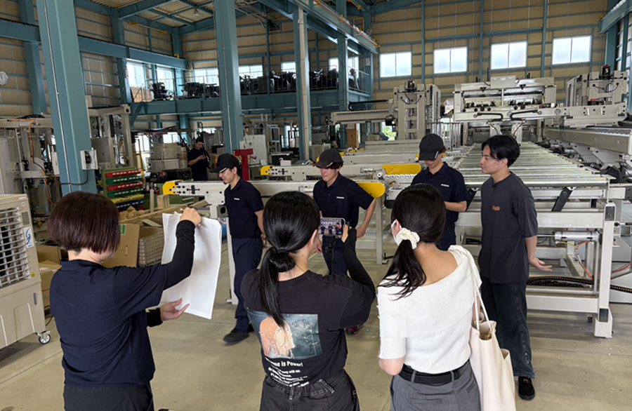 宮川工機取材風景