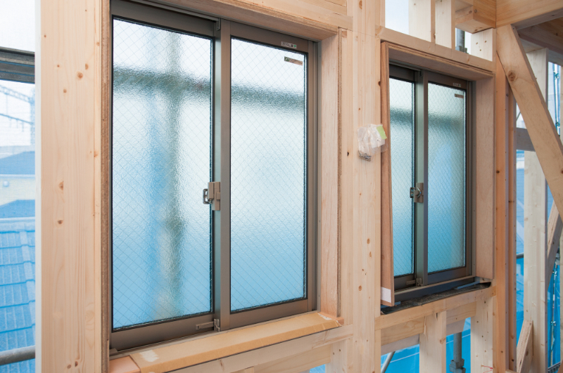 金源でのサッシ取り替え工事